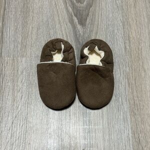 Brown Baby Moccasin Slippers